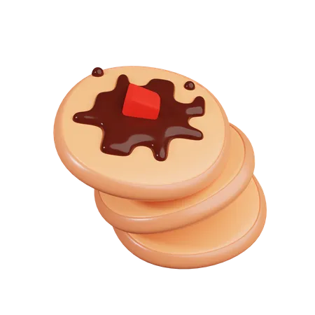 Pancake  3D Illustration