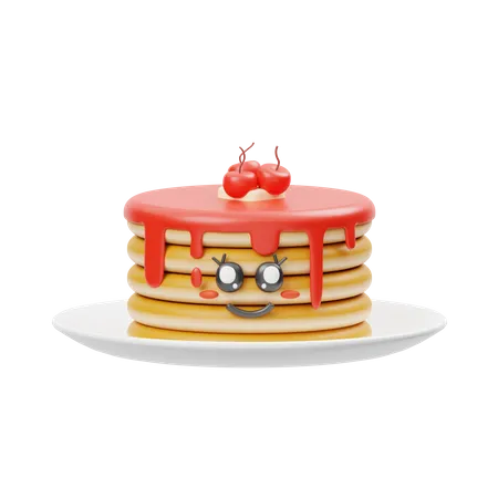 Pancake  3D Illustration