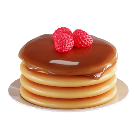 Pancake  3D Illustration