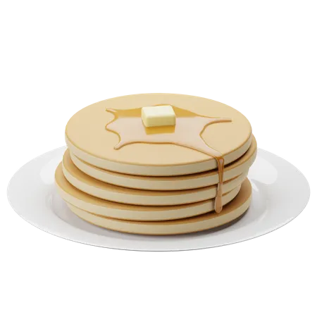 Pancake  3D Illustration