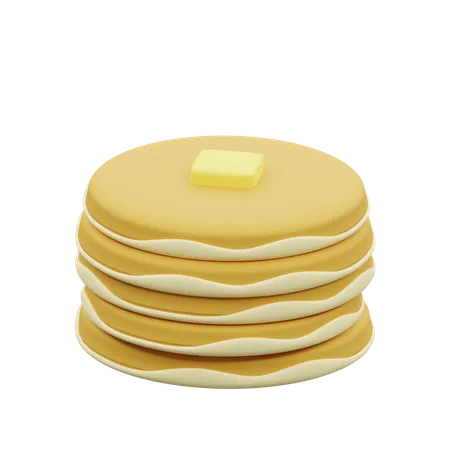 Pancake  3D Illustration