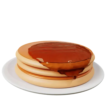 Pancake  3D Icon