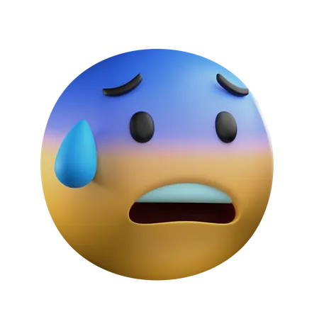 Panic  3D Emoji