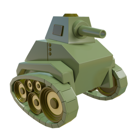 Panzer  3D Illustration