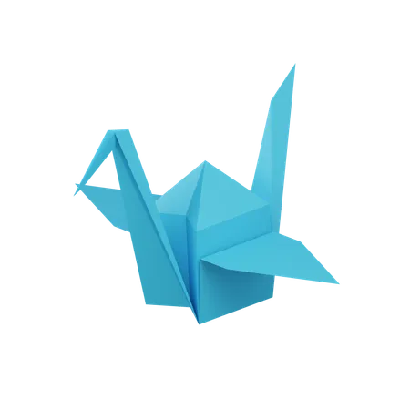 Paper Bird  3D Icon