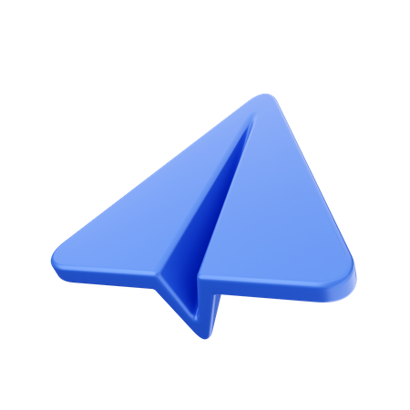 Paper Plan  3D Icon