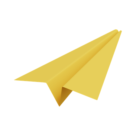 Paper Plane  3D Illustration