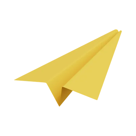 Paper Plane  3D Illustration