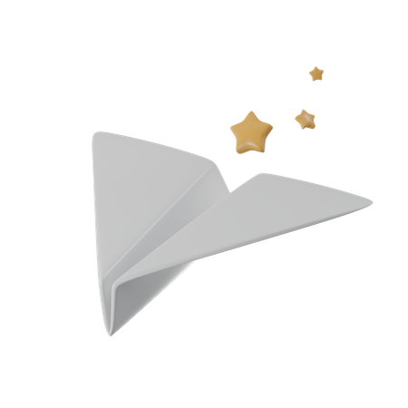 Paper Plane  3D Icon