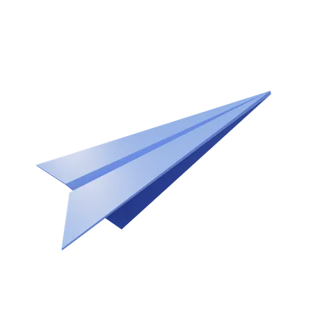 Paper plane  3D Illustration