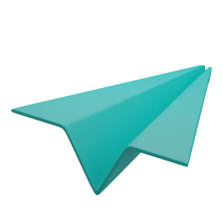 Paper Plane  3D Illustration