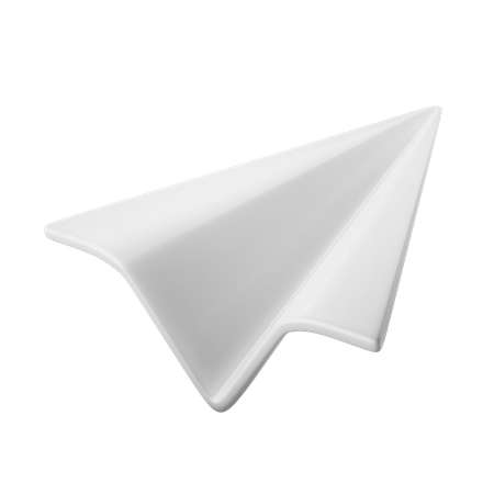 Paper Plane  3D Illustration