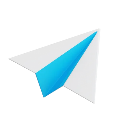 Paper Plane  3D Illustration