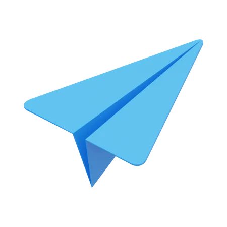 Paper Plane  3D Icon