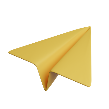 Paper Plane  3D Icon