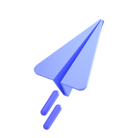 Paper Plane  3D Icon