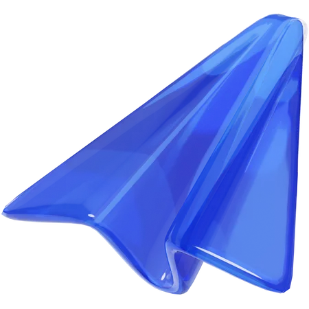 Paper Plane  3D Icon