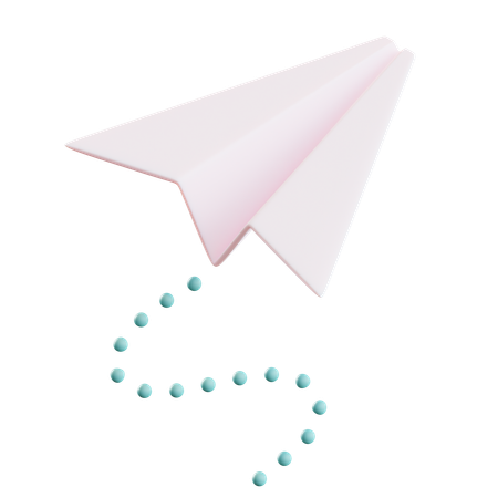 Paper Plane  3D Icon