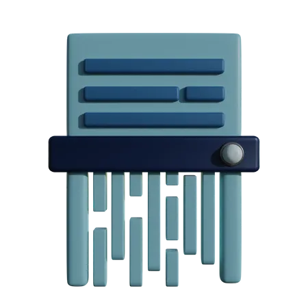 Paper Shredder  3D Icon