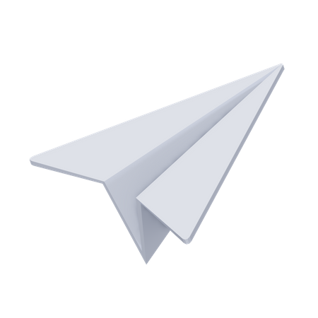 Paperplane  3D Illustration