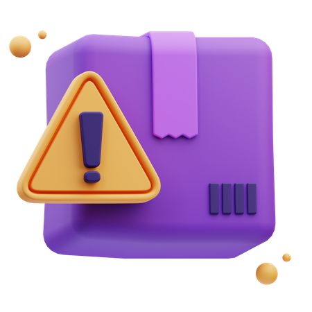 Parcel Alert  3D Icon