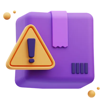 Parcel Alert  3D Icon