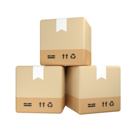 Parcel Box  3D Icon