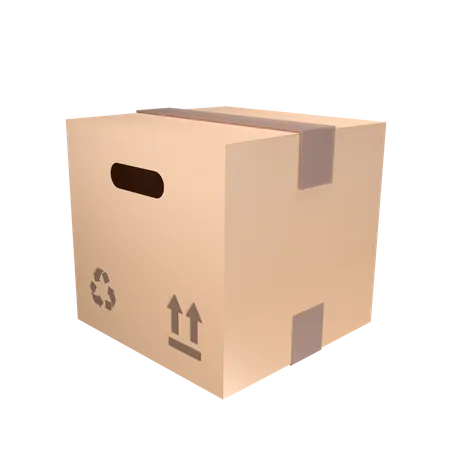 Parcel Box  3D Icon