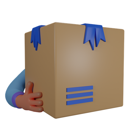 Parcel Delivery  3D Illustration