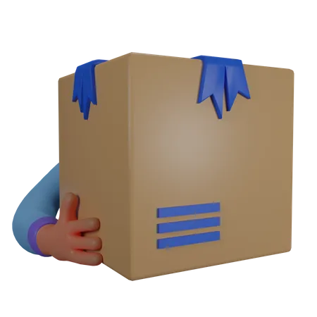 Parcel Delivery  3D Illustration