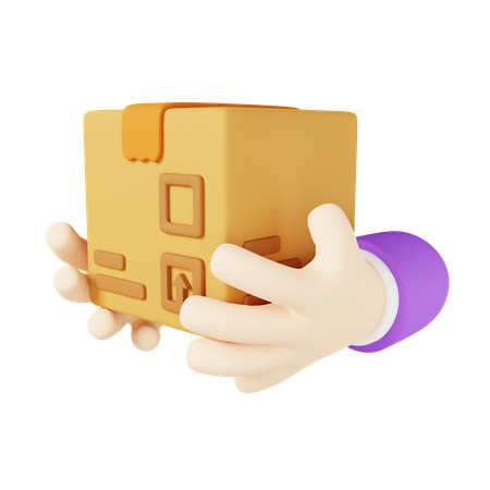 Parcel Delivery  3D Icon