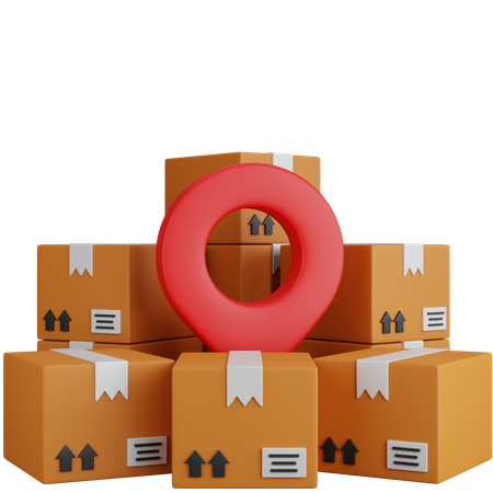 Parcel Location  3D Icon