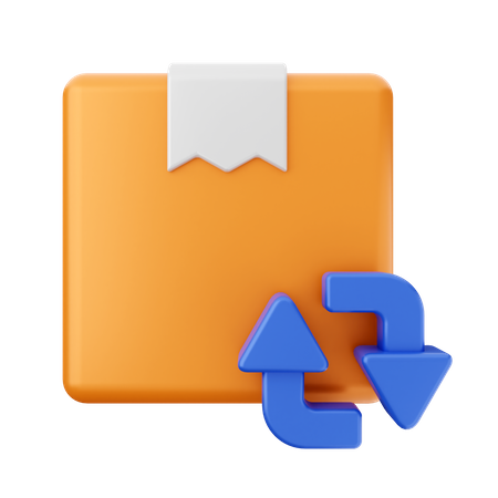 Parcel Return  3D Icon