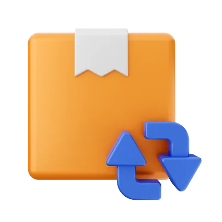 Parcel Return  3D Icon