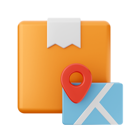 Parcel Tracking  3D Icon