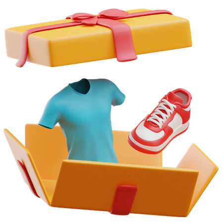 Parcel Unboxing  3D Illustration