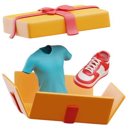 Parcel Unboxing  3D Illustration