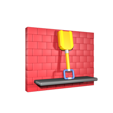 Pared de ladrillo  3D Icon