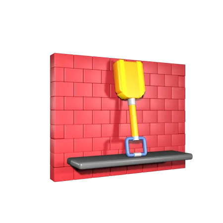 Pared de ladrillo  3D Icon