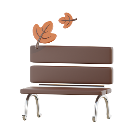 Park bench  3D Icon