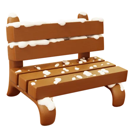 Park Bench  3D Icon