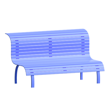 Park Bench  3D Illustration