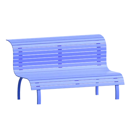 Park Bench  3D Illustration