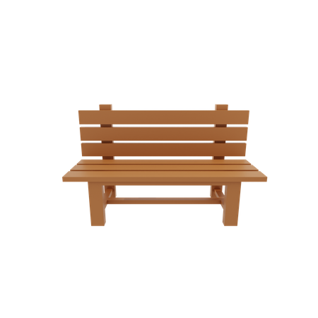 Park Bench  3D Icon