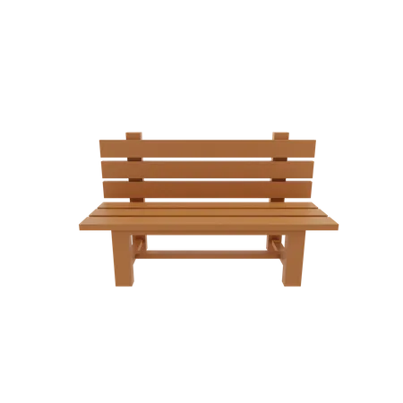 Park Bench  3D Icon