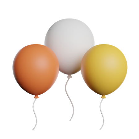 Party Balloon  3D Icon