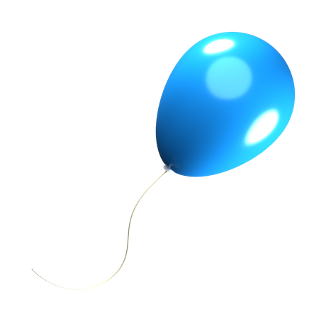 Party Balloons  3D Icon