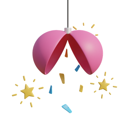 Party Ornament  3D Illustration