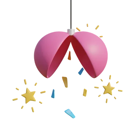 Party Ornament  3D Illustration