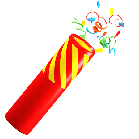 Party Popper  3D Icon